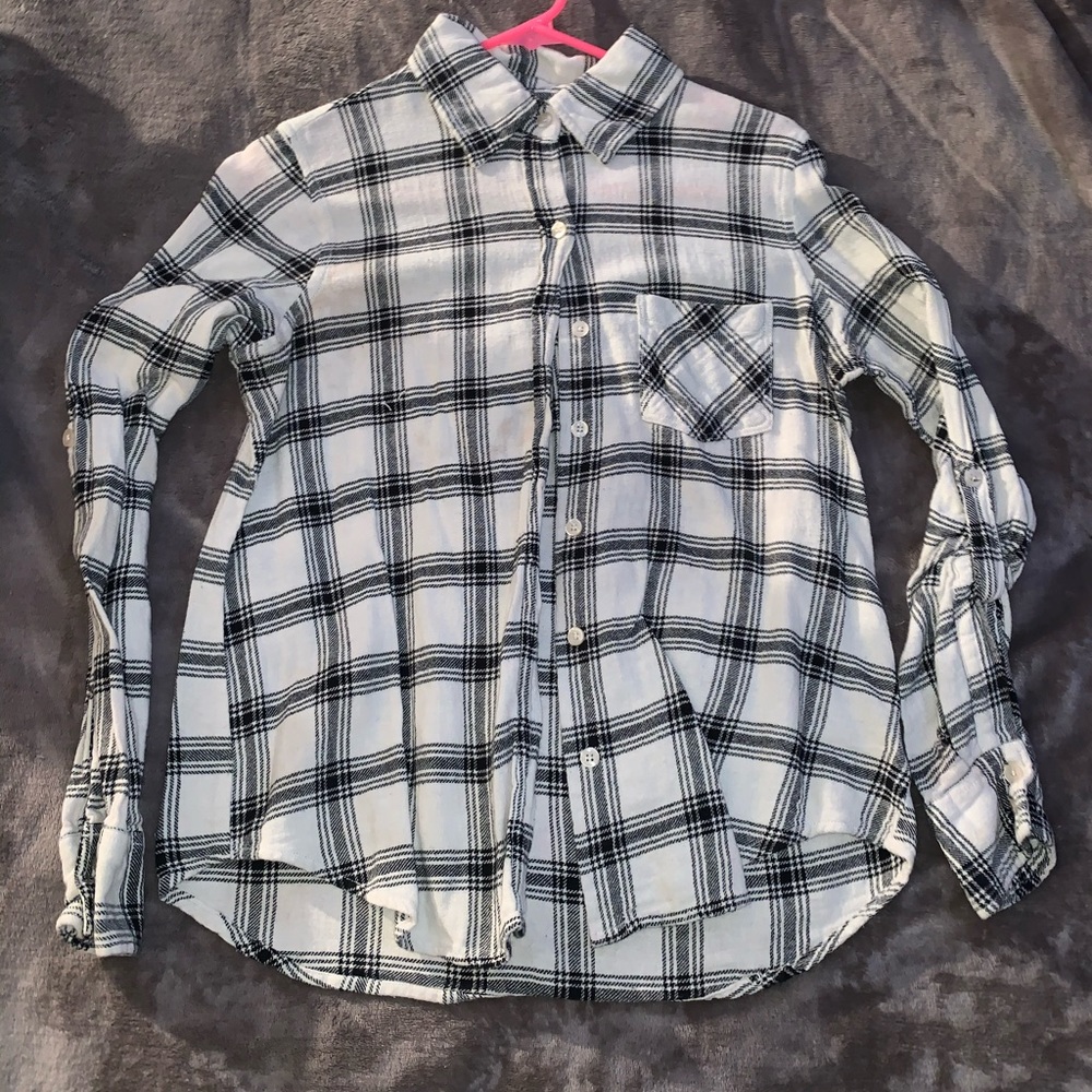 L flannel B/W
